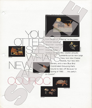 Couroc of Monterey-51 Couroc Product Catalogues 1958 to 1985.
